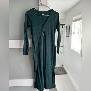 Forest Green Sweater Dress